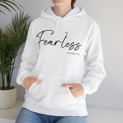 "Fearless" Inspirational Pullover Hoodie