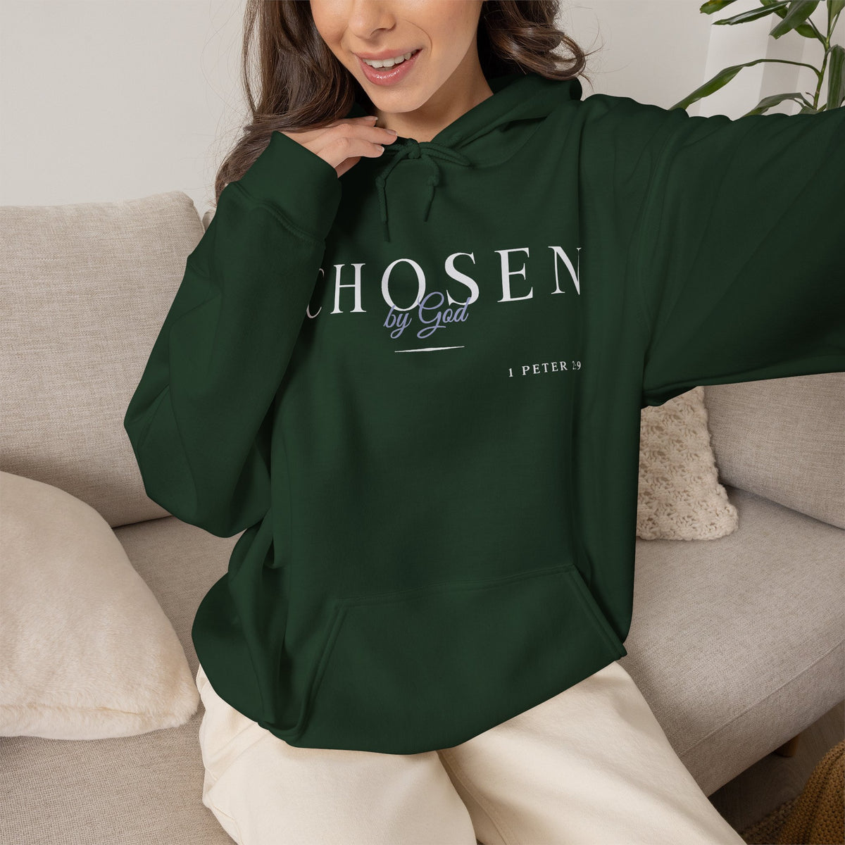 "Chosen by God" Affirnation Pullover Hoodie