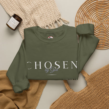 "Chosen by God" Inspirational Crewneck Sweatshirt