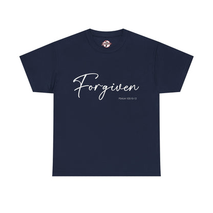 "Forgiven" Womens Christian Faith T-Shirt