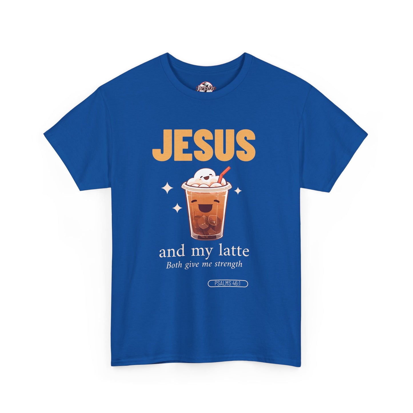 “Jesus and My Latte” Faith & Coffee Unisex Graphic Tee