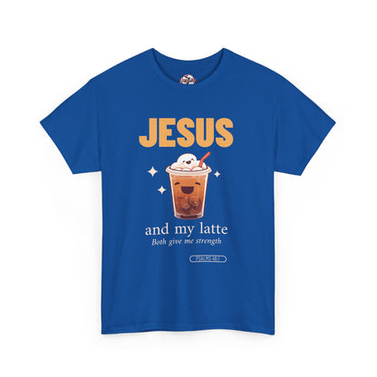 “Jesus and My Latte” Faith & Coffee Unisex Graphic Tee