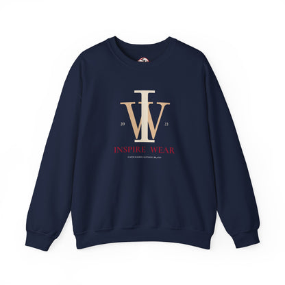 Inspire Wear IW Monogram Logo Crewneck Sweatshirt