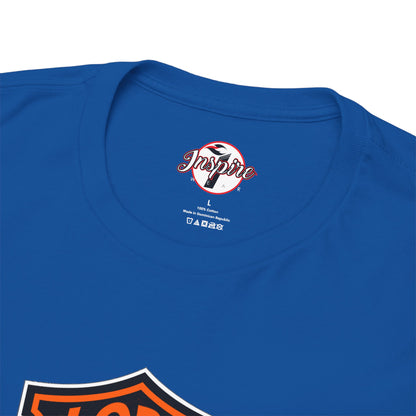 Jesus Christ Savior T‑Shirt — Lord Savior Motorcycle Shield Design
