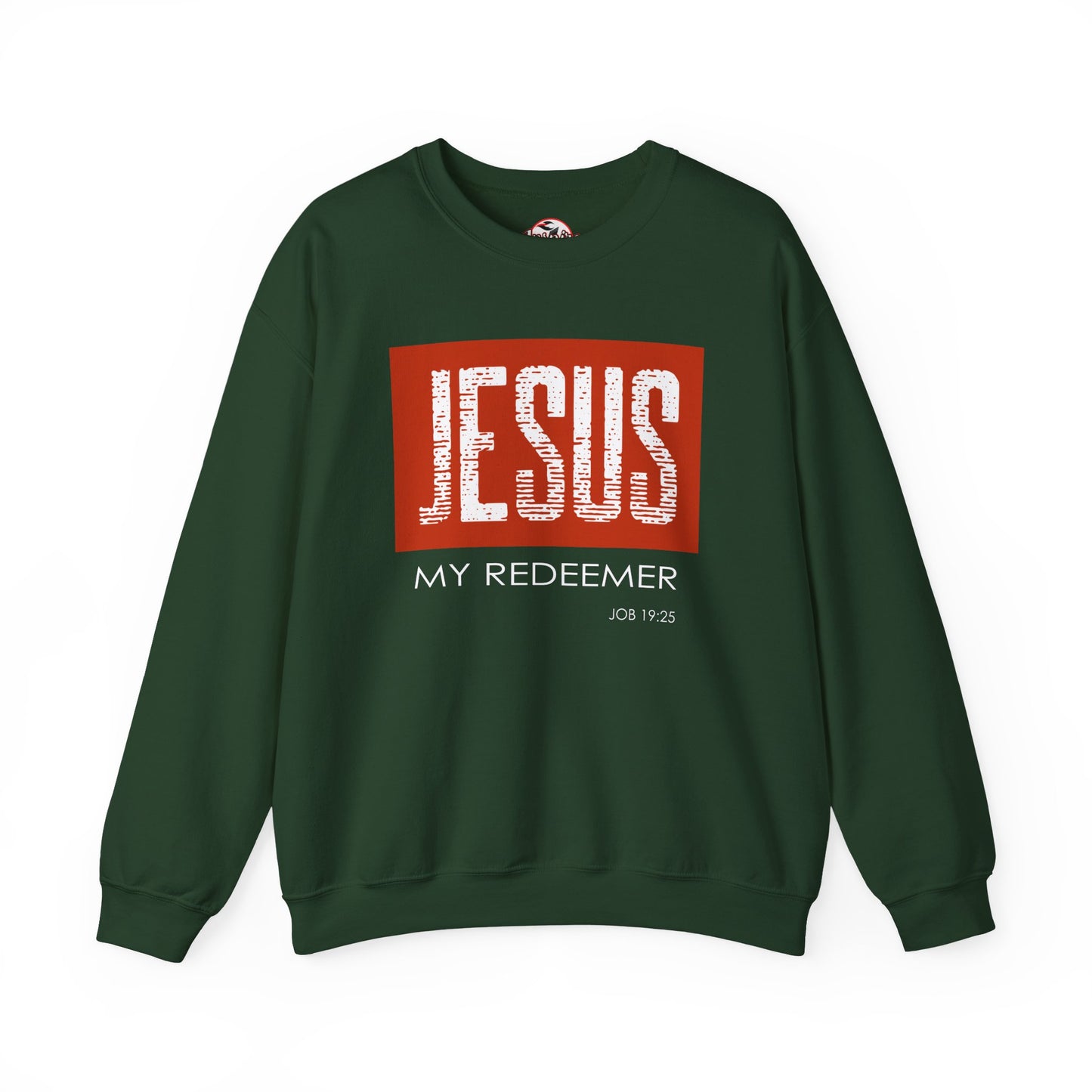 "Jesus My Redeemer" Inspirational Crewneck Sweatshirt