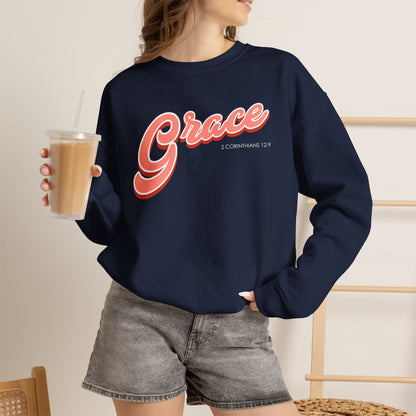 "Grace" Inspirational Crewneck Sweatshirt