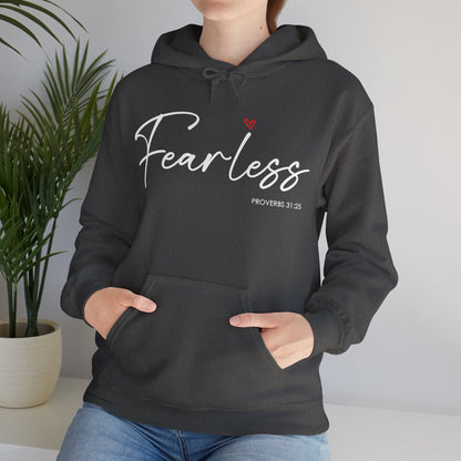 "Fearless" Inspirational Pullover Hoodie