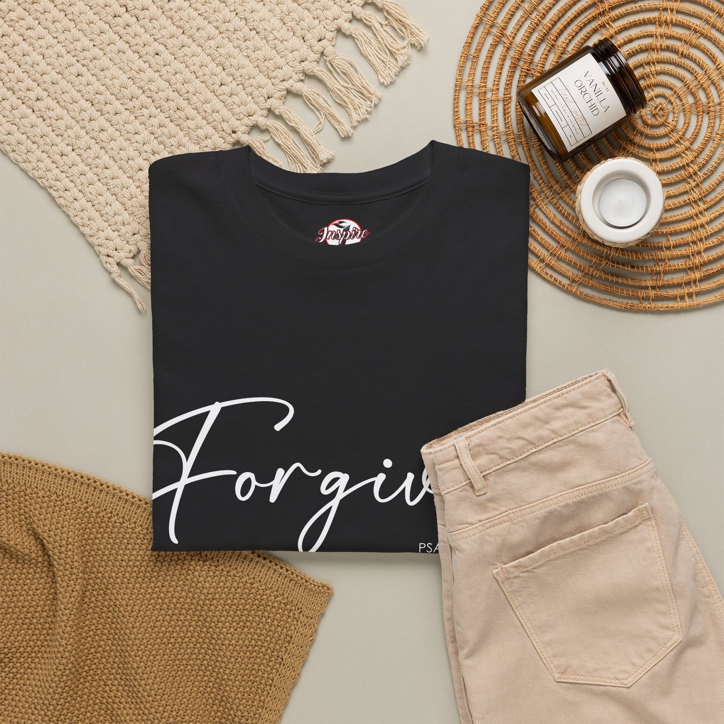 "Forgiven" Womens Christian Faith T-Shirt