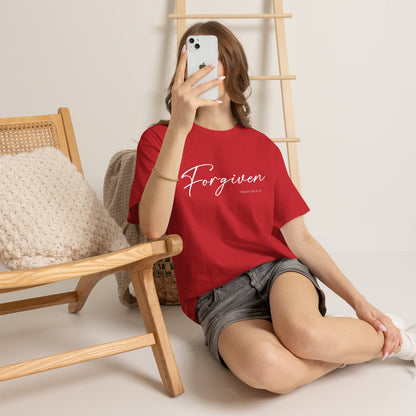 "Forgiven" Womens Christian Faith T-Shirt