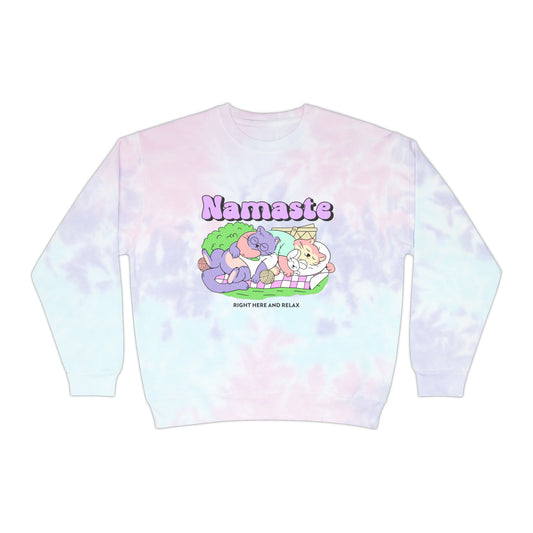 Namaste n Relax Unisex Tie-Dye Sweatshirt