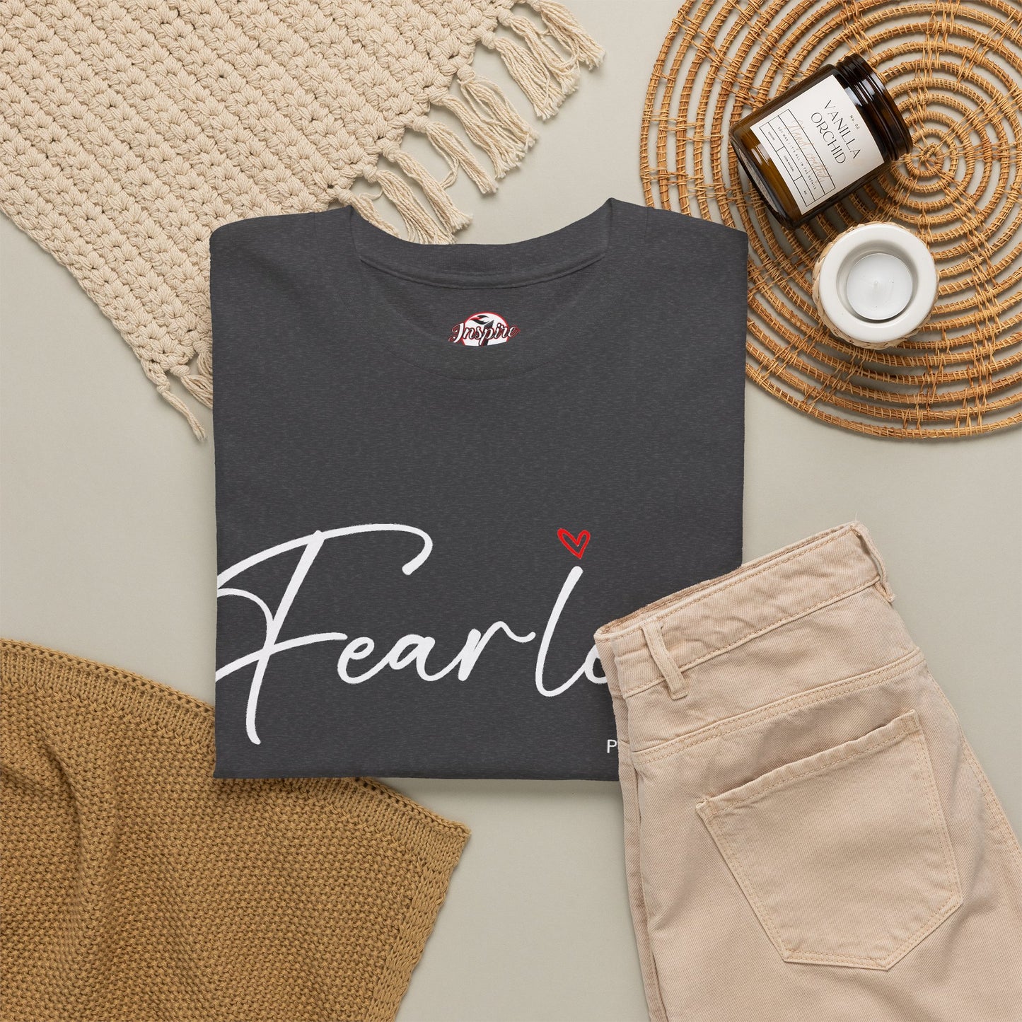 "Fearless" Inspirational Graphic T-Shirt