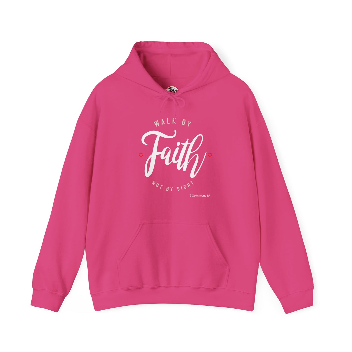 "Walk by Faith Not by Sight" Motivational Pullover Hoodie