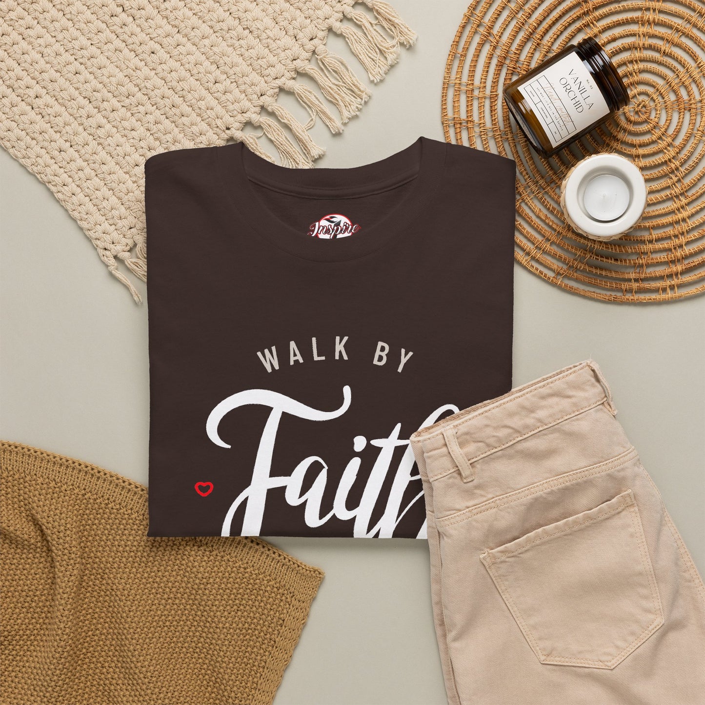 "Walk By Faith, Not By Sight" Motivational T-Shirt