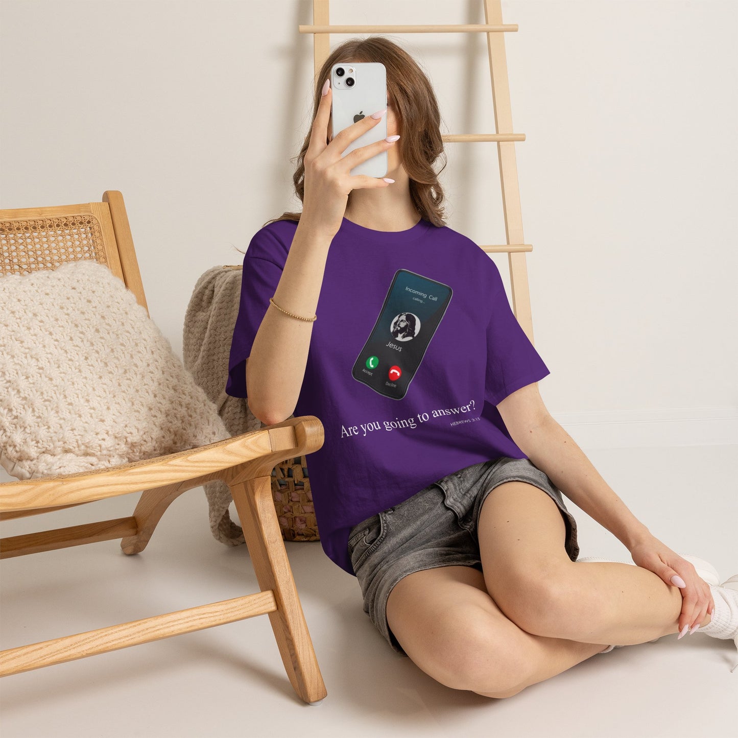 "Are You Going to Answer?" Inspirational Graphic Tee