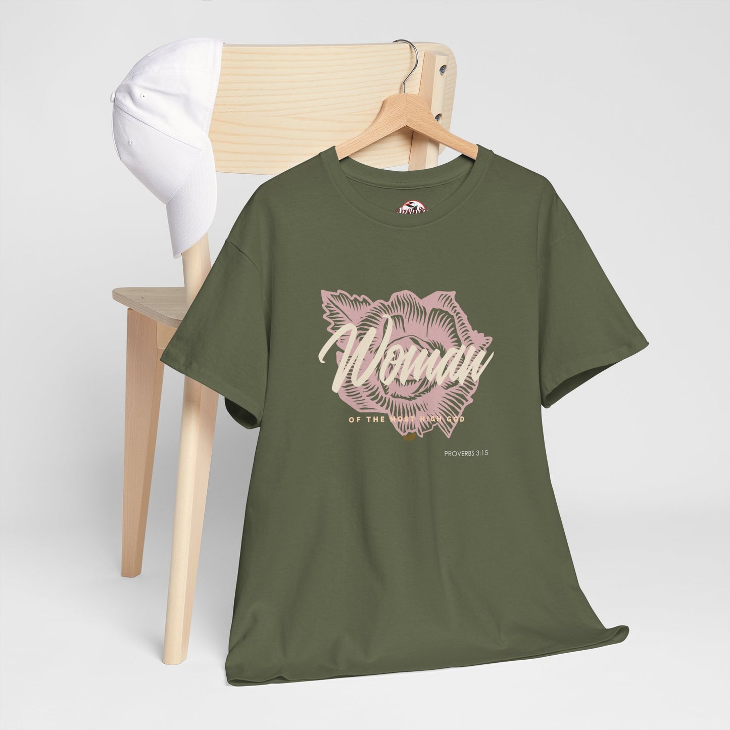 Woman of the Most High God Women's Heavy Cotton Tee