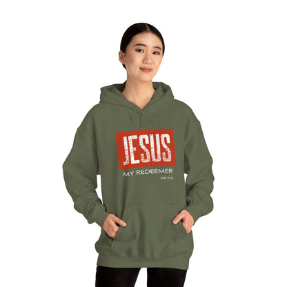 "Jesus My Redeemer" Inspirational Pullover Hoodie