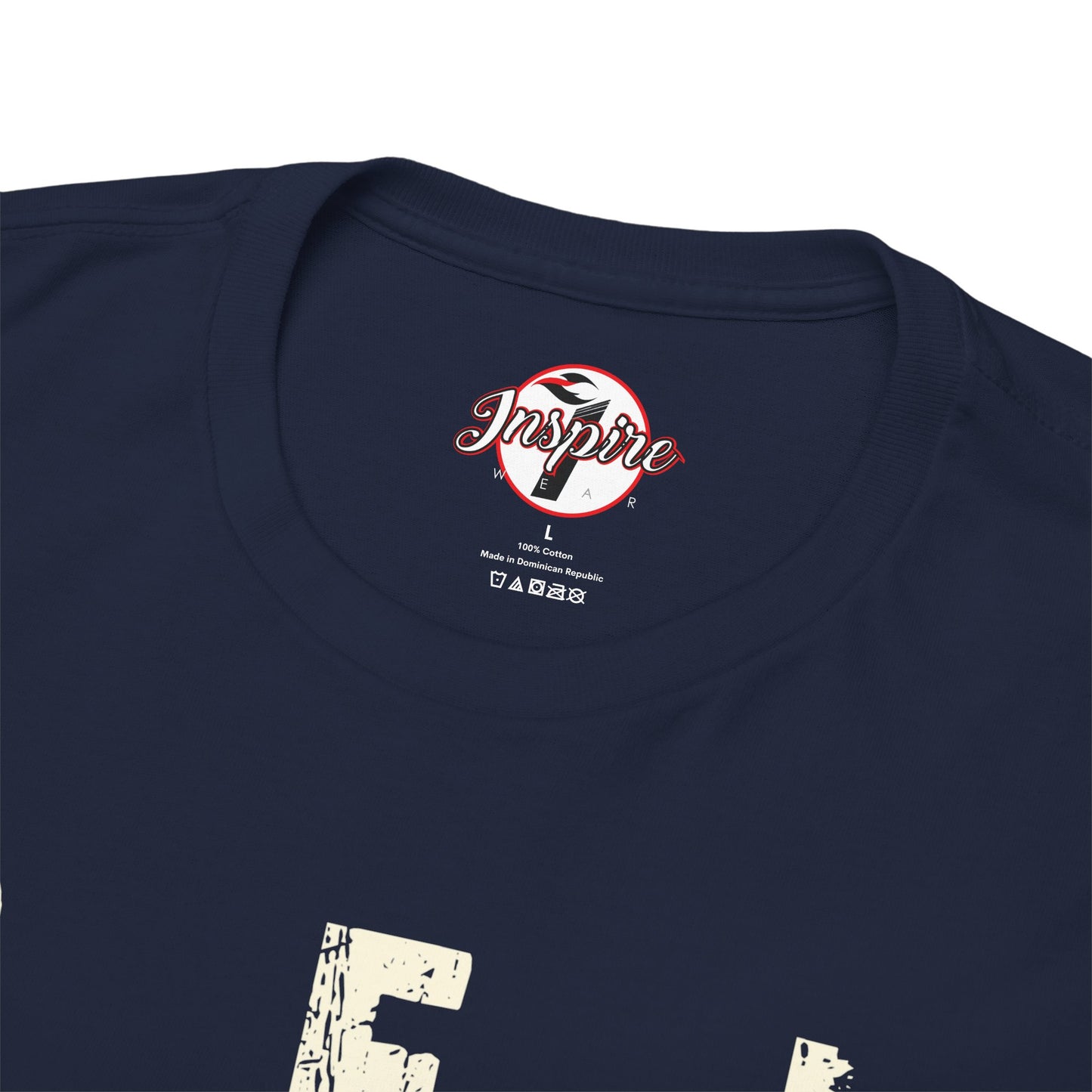 "Be Inspired" Motivational Vertical Graphic T-Shirt