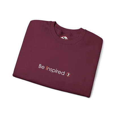 "Be Inspired" Embroidered Crewneck Sweatshirt
