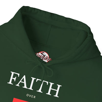 "Faith Over Fear" Inspirational Pullover Hoodie