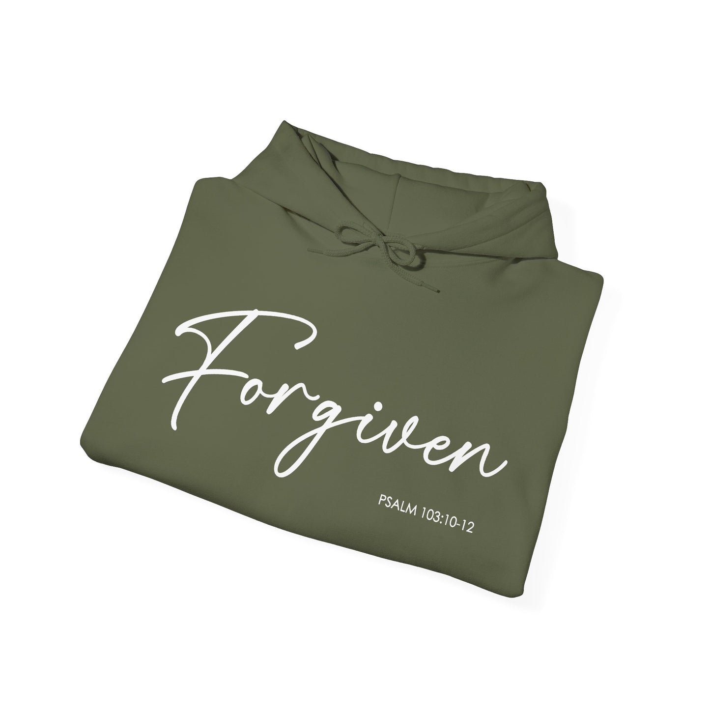 "Forgiven" Inspirational Pullover Hoodie