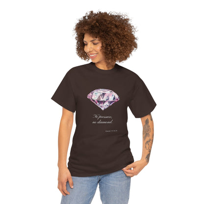 "No Pressure, No Diamond" Women's Inspirational Graphic T-Shirt
