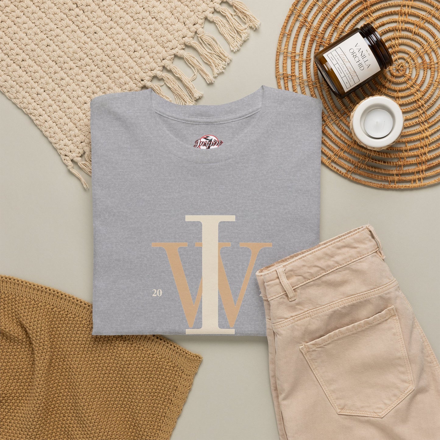 Inspire Wear IW Monogram Graphic Tee