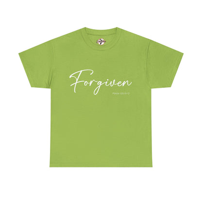 "Forgiven" Womens Christian Faith T-Shirt