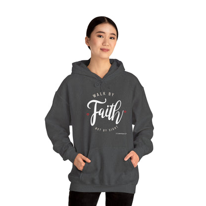 "Walk by Faith Not by Sight" Motivational Pullover Hoodie
