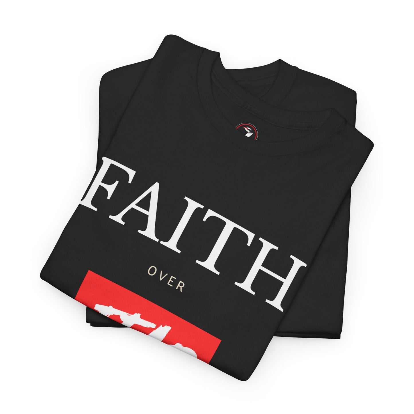 Faith Over Fear Men's Unisex Heavy Cotton Tee