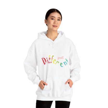 "Not Better, Just Different" Affirmative Pullover Hoodie