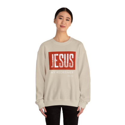 "Jesus My Redeemer" Inspirational Crewneck Sweatshirt