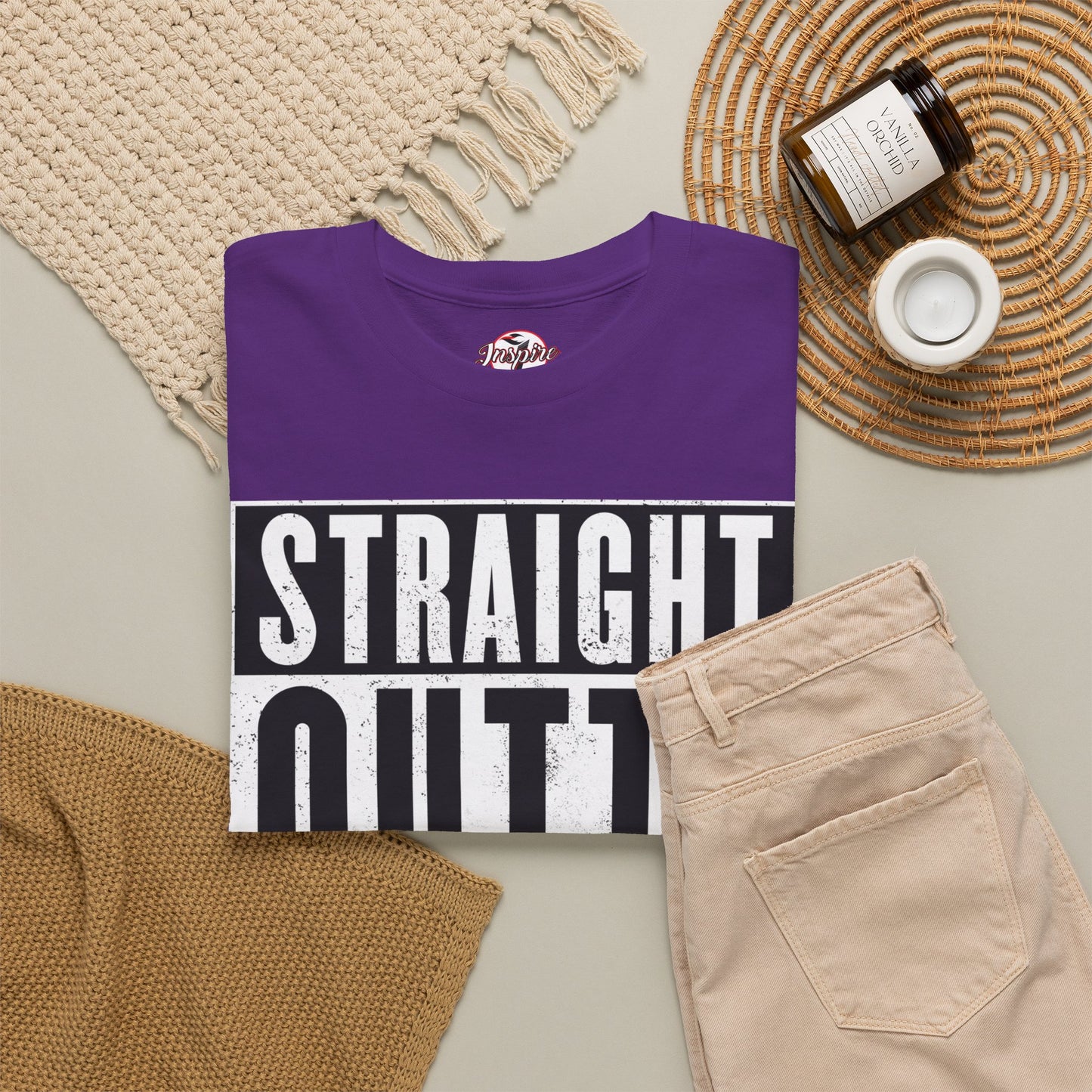 Straight Outta Heaven Unisex Inspirational Graphic T-Shirt