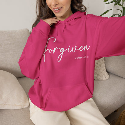 "Forgiven" Inspirational Pullover Hoodie
