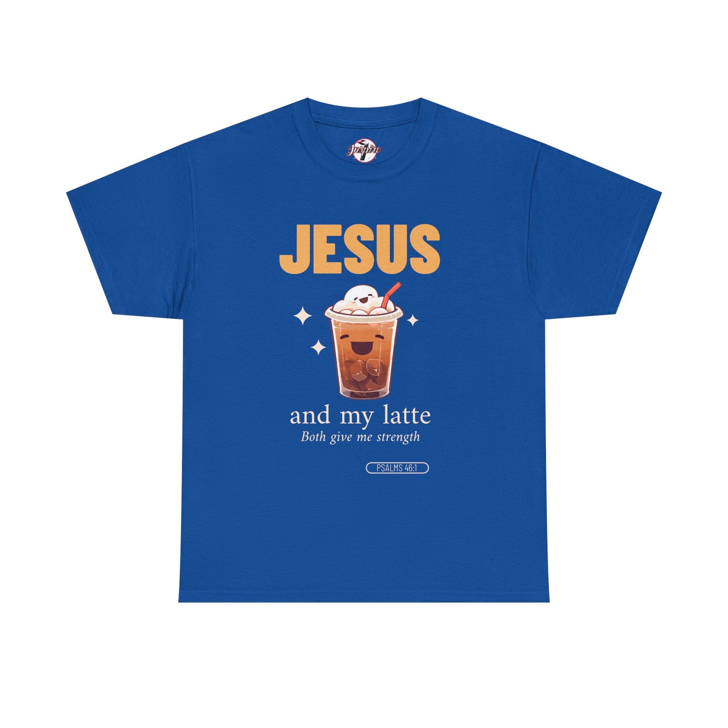 “Jesus and My Latte” Faith & Coffee Unisex Graphic Tee