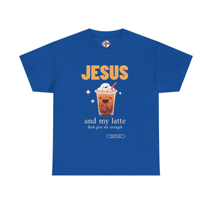 “Jesus and My Latte” Faith & Coffee Unisex Graphic Tee