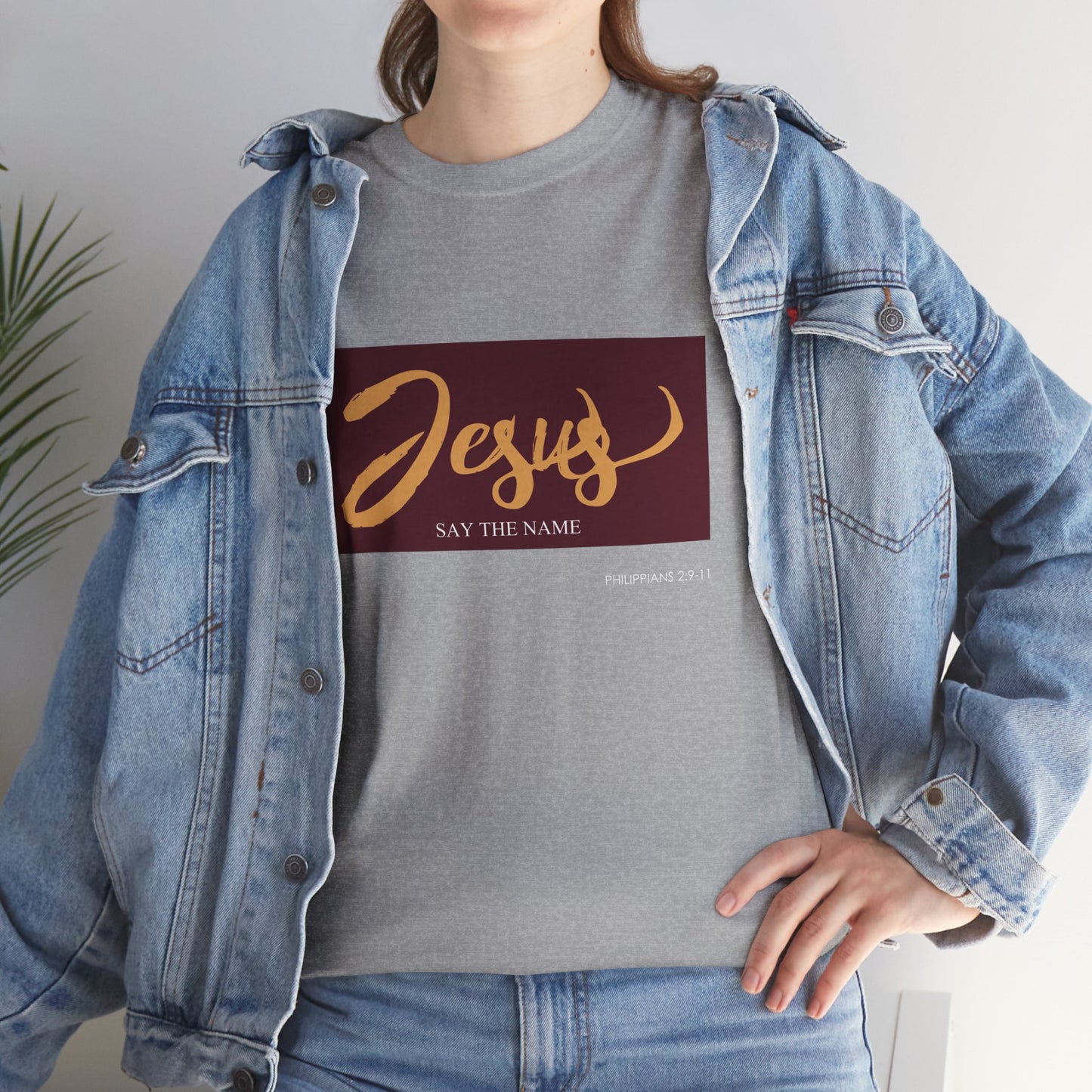 "Say The Name" of Jesus Unisex Graphic T-Shirt