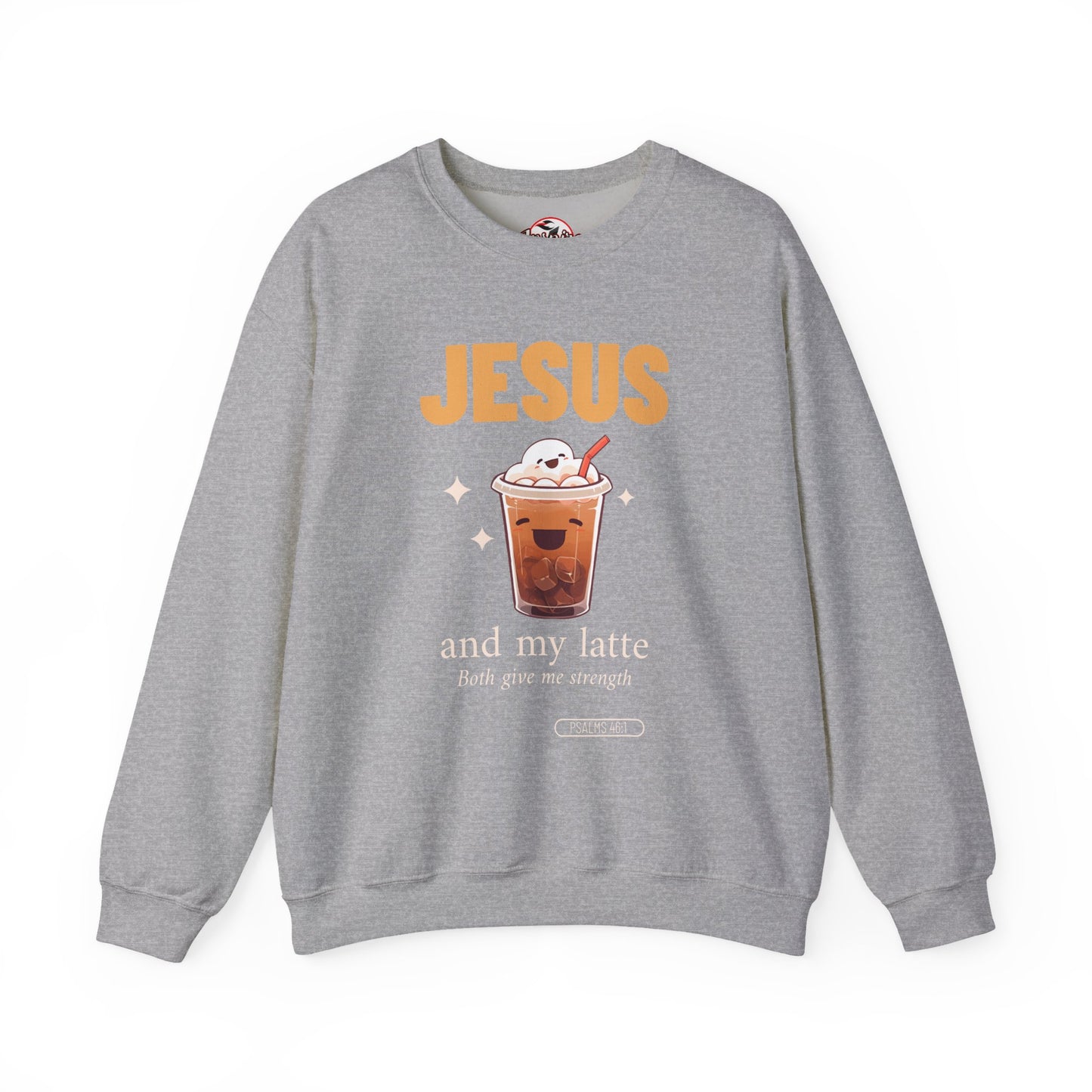 "Jesus and My Latte" Crewneck Sweatshirt