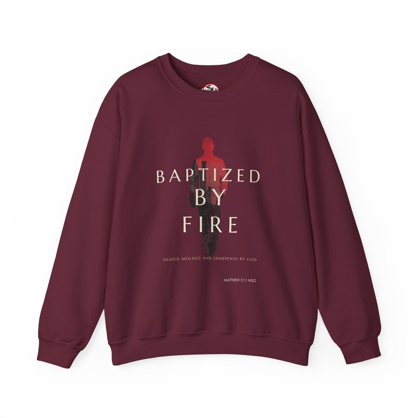 Baptized By Fire Unisex Crewneck Sweatshirt