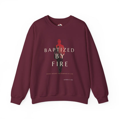 Baptized By Fire Unisex Crewneck Sweatshirt