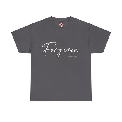 "Forgiven" Womens Christian Faith T-Shirt