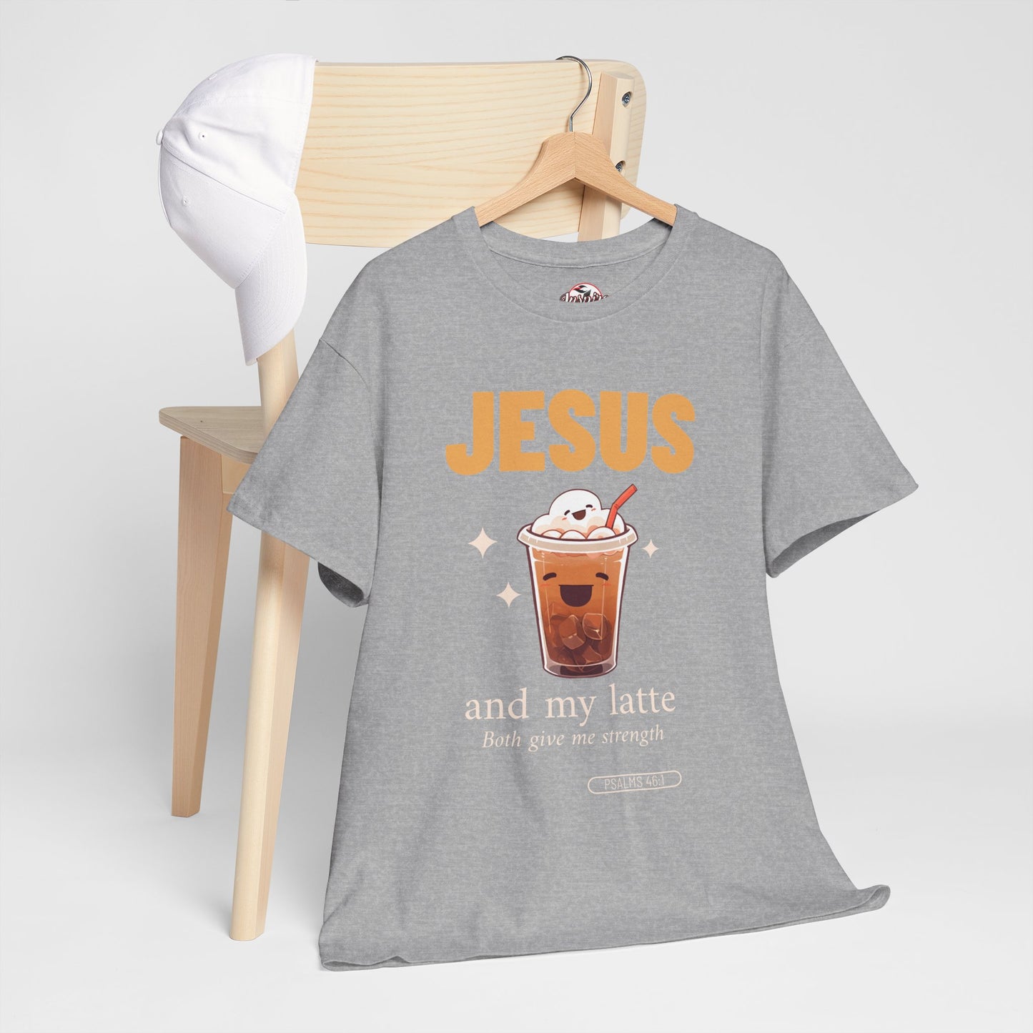 “Jesus and My Latte” Faith & Coffee Unisex Graphic Tee
