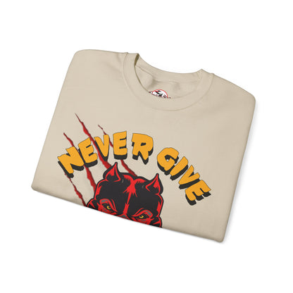 "Never Give Up" Crewneck Sweatshirt