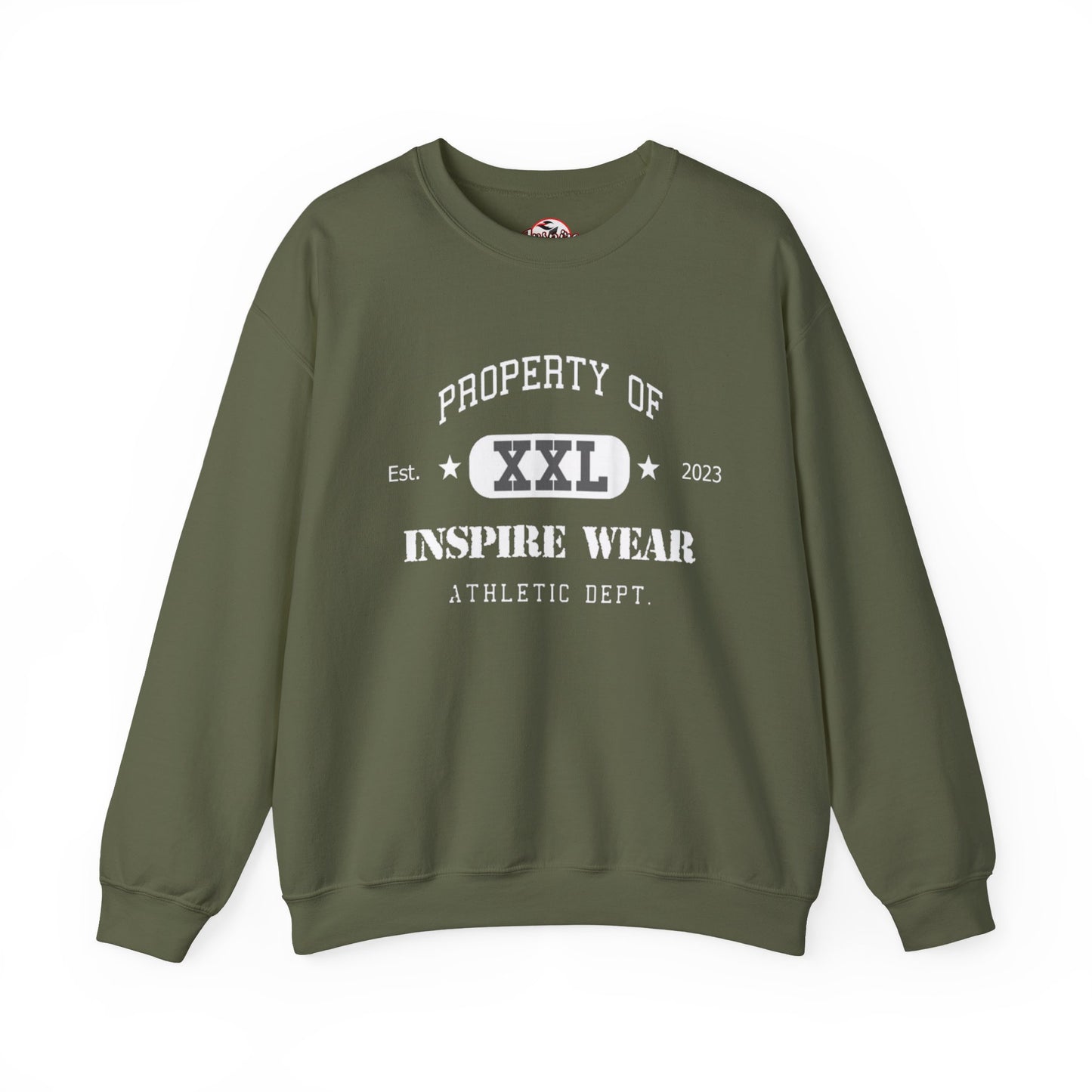 "Property of Inspire Wear" Athletic Crewneck Sweatshirt
