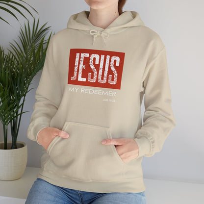 "Jesus My Redeemer" Inspirational Pullover Hoodie