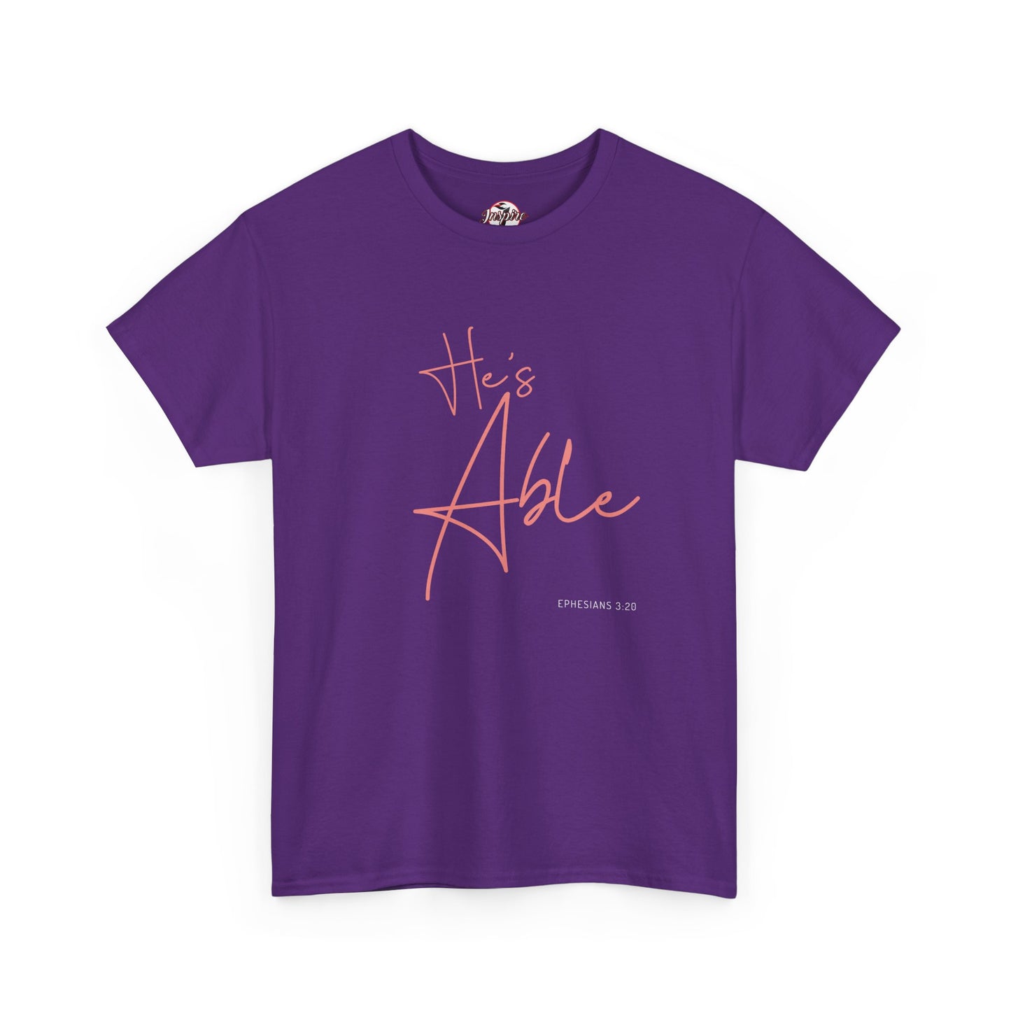 "He's Able" Women's Inspirational T-Shirt