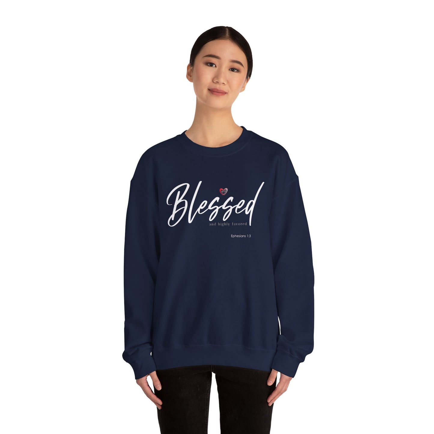 "Blessed" Women's Inspirational Crewneck Sweatshirt