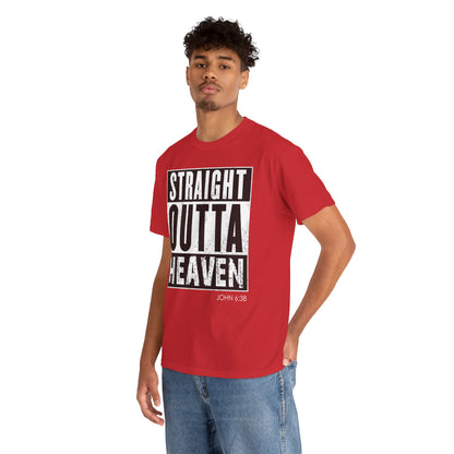 Straight Outta Heaven Unisex Inspirational Graphic T-Shirt