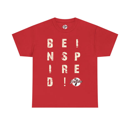 "Be Inspired" Motivational Vertical Graphic T-Shirt