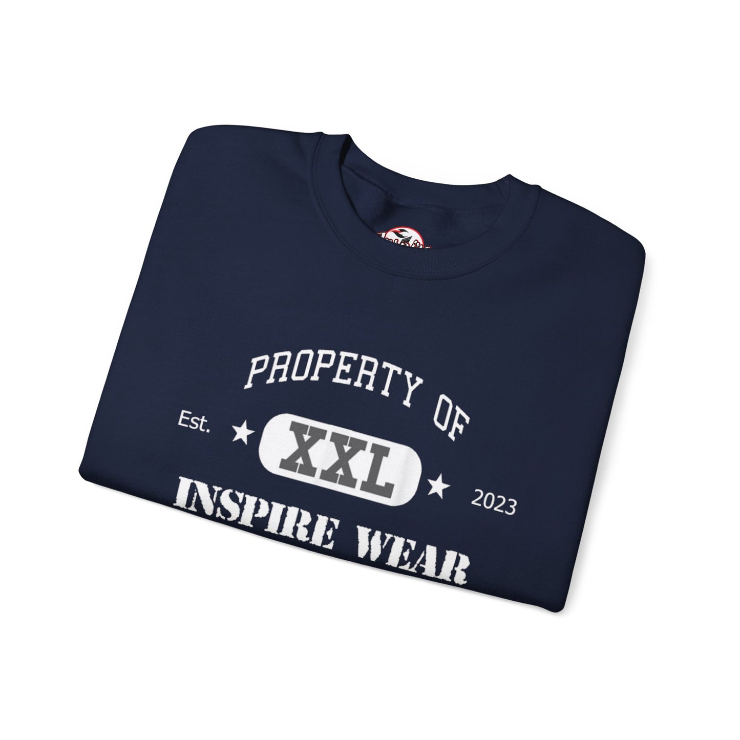 "Property of Inspire Wear" Athletic Crewneck Sweatshirt