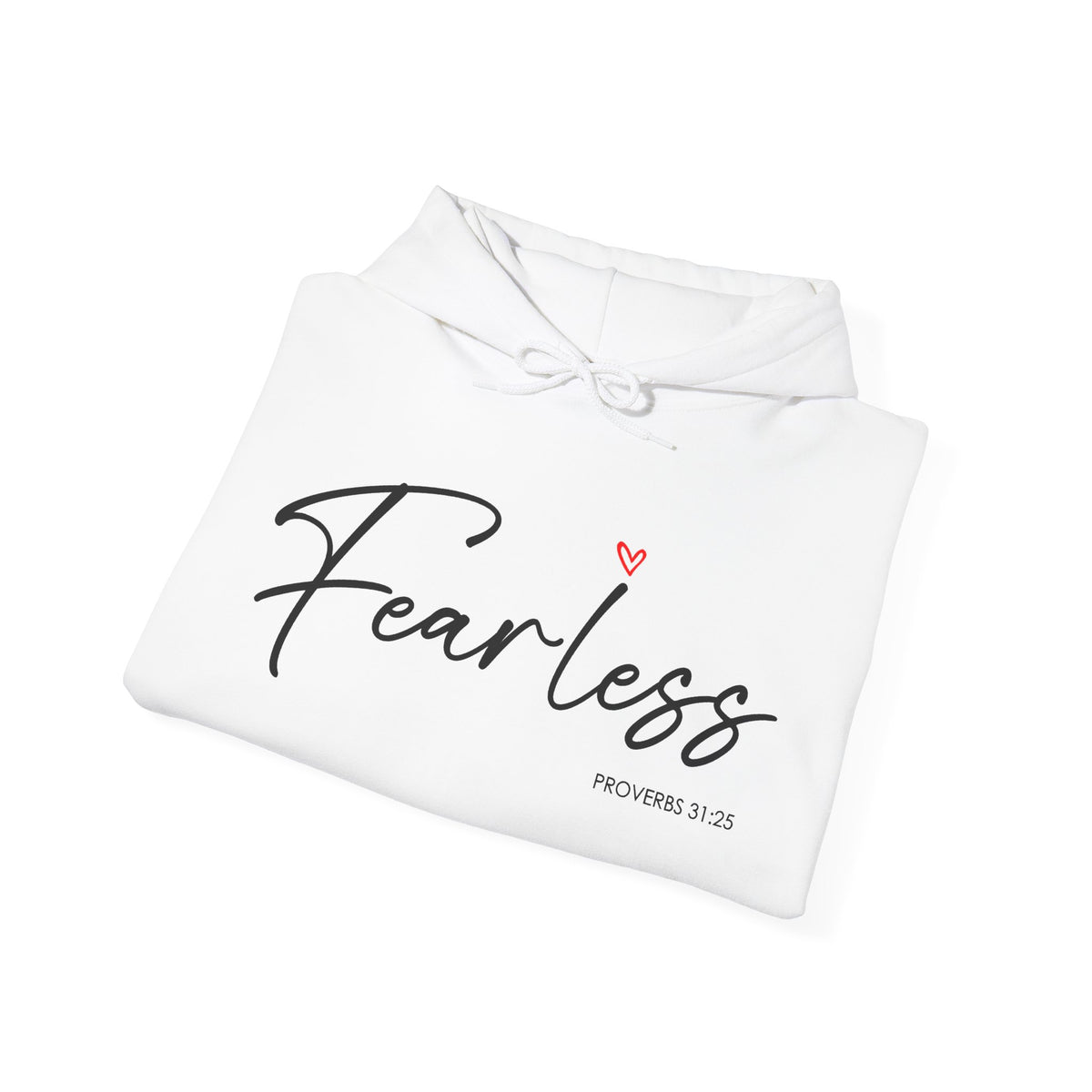 "Fearless" Inspirational Pullover Hoodie